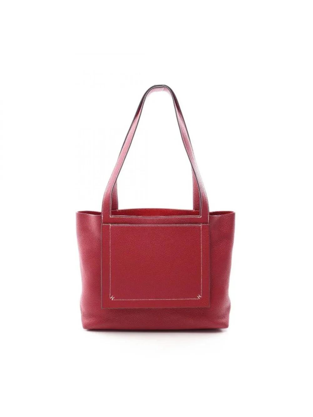Hermes Tote Cover Series 31 Rouge Grena Leather